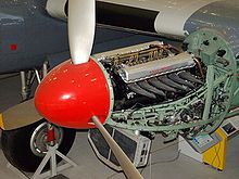 Airplane Picture - Restored Rolls-Royce Merlin engine of G-ANTK