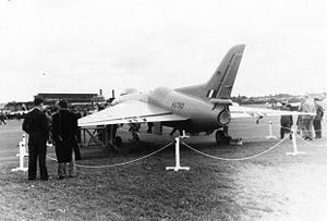 Warbird Picture - Avro 707B VX790 at Farnborough in 1951.