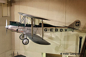 Warbird Picture - Bert Hinkler's Avro Avian displayed at the Queensland Museum in Brisbane, Australia