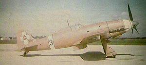 Airplane Picture - A Macchi C.202 at Wright-Patterson Field outside Dayton, Ohio, for United States Army Air Forces evaluation. The aircraft had been captured in Italy during the Italian campaign of World War II.