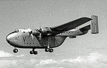 Airplane Picture - Beverley C.1 of 47 Squadron giving a display in 1957