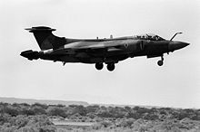 Airplane Picture - A 12 Sqn Buccaneer S.2B in 1981.