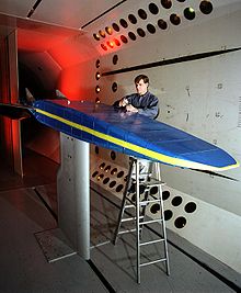 Airplane Picture - X-30 model in a wind tunnel