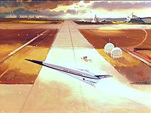 Airplane Picture - 1986 artist's concept of the X-30 on liftoff.