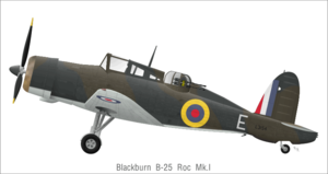 Warbird Picture - Roc Mk.I L3154, 805 sqn., RNAS Donibristle, 1940