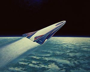 Warbird Picture - Artist's Concept of the X-30 entering orbit