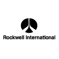 Airplane Picture - Logo of Rockwell International.