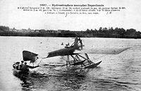 Airplane Picture - Later adaptions and versions of the Deperdussin Monocoque line included a seaplane, seen here.