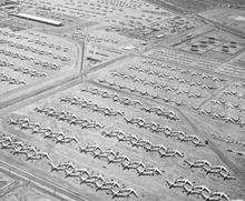 Airplane Picture - Retired B-47s at Davis-Monthan Air Force Base in the 1960s.