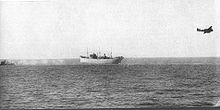 Airplane Picture - A Beaufort flies past an enemy merchant ship during a 