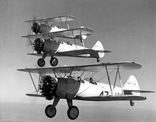 Airplane Picture - US Navy NS-1s of the NAS Pensacola Flight School, 1936.