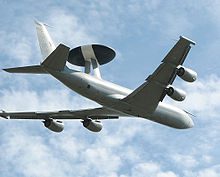Airplane Picture - RAF Sentry takes off