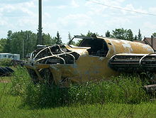 Airplane Picture - Bolingbroke in a Manitoba junk yard, 2006