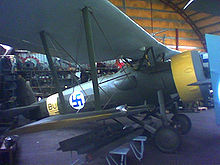 Airplane Picture - Bristol Bulldog preserved at the Hallinportti Aviation Museum museum.