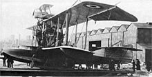 Airplane Picture - Bristol Scout parasite fighter atop the Felixstowe Porte Baby, 1916.