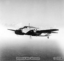 Airplane Picture - .Bristol Beaufort Mark I, L4474, of 217 Squadron on patrol over the Atlantic Ocean. L4474 was lost during a bombing raid on Lorient, France, on 20 December 1940. IWM C 2058