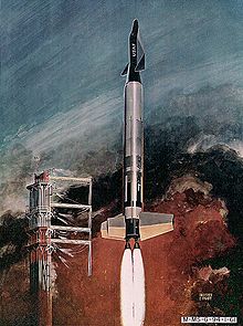 Airplane Picture - An artist's impression of Dyna-Soar being launched using a Titan booster.