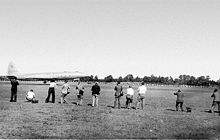 Airplane Picture - Bristol Brabazon G-AGPW takes off on its Maiden flight on 4 September 1949 at Filton Aerodrome