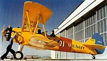 Airplane Picture - US Navy N2S-2 at NAS Corpus Christi, 1943.