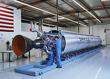 Airplane Picture - First-stage view of the Merlin engine.