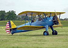 Airplane Picture - Boeing Stearman E75 (PT-13D) of 1944.