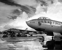 Airplane Picture - Strategic Air Command B-47 Stratojet bombers, the world's first swept-wing bomber