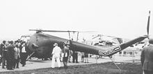 Airplane Picture - West German air force Sycamore Mk.14 at Farnborough show in 1958