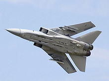 Airplane Picture - RAF 43 Sqn (ZE764) Tornado F3 with wings swept
