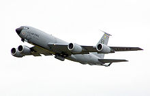 Airplane Picture - USAF KC-135R Stratotanker of the 100th Air Refueling Wing (USAFE) at RAF Mildenhall, UK.