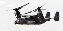 Airplane Picture - A V-22 Osprey flies a test mission.