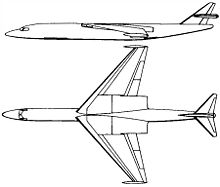 Airplane Picture - XB-59 sketch submitted to the Air Force