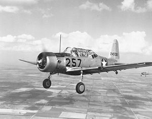 Warbird Picture - BT-13 Valiant in flight