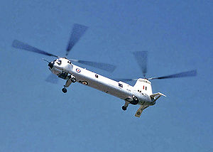 Warbird Picture - The Bristol Type 192 Belvedere tandem rotor helicopter.