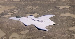 Warbird Picture - X-36 in flight