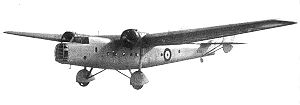Warbird Picture - Prototype Bombay in flight.