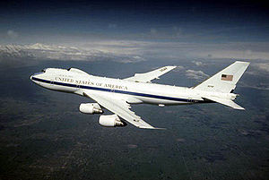 Warbird Picture - E-4B in flight