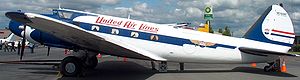 Airplane Picture - The last airworthy Boeing 247, in United Air Lines markings at Paine Field