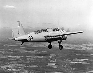 Warbird Picture - An SBN-1 of Torpedo Squadron Eight, 1941