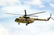 Airplane Picture - Egyptian Air Force Mi-17 flies over Range A as the Combined Live fire Exercise (CALFEX) is conducted near Mubarak