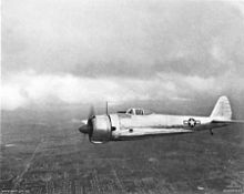 Airplane Picture - A captured Ki-43-Ib in flight over Brisbane, 1943.