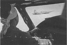 Airplane Picture - Picture of pilot in a Ki-67, with view of other Ki-67 in flight.