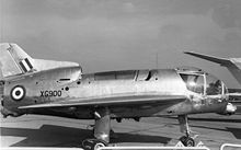 Airplane Picture - XG900 Short SC.1 at the SBAC show in 1961, showing the oleo leg fairings and the lift engine automatic inlet louvres added in mid-1960.