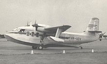 Airplane Picture - Short SA.6 Sealand VR-UDV of Shell Oil at Blackbushe in September 1954