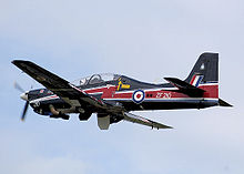 Airplane Picture - Royal Air Force Short 312 Tucano in special colours as the RAF's 2008 display aircraft.