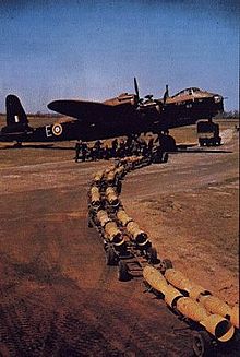 Airplane Picture - Short Stirling of 26 Conversion Flight (CF) Squadron c.1941 operating out of RAF Waterbeach