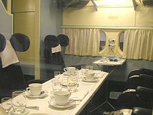 Airplane Picture - interior of TEAL Solent preserved at Museum of Transport and Technology in Auckland.