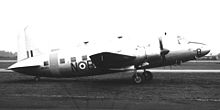 Airplane Picture - Vickers Valetta T.3 of the RAF College at Blackbushe airport in September 1956. Note the cabin-top astrodomes and aerials for navigational training