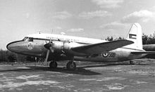 Airplane Picture - Viking 1B of the Arab Legion Air Force (Jordan) at Blackbushe Airport, Hants, in April 1955