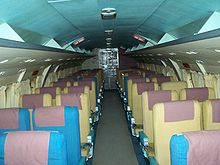 Airplane Picture - Interior of Viscount 757 in Winnipeg museum