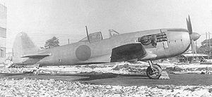 Airplane Picture - Another photograph of the first Ki-87 prototype, showing to advantage the turbo supercharger.